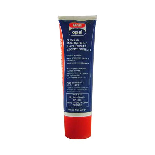 UNIL OPAL extreme-pressure high-adhesion multi-service grease - tube - 225g