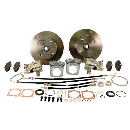  Kit frein à disques arrière Q+ 4 x 130 pour Volkswagen Coccinelle 68-> - VH28401 