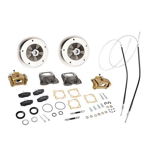  Kit frein arrière à disques perçage 5 x 205 pour Volkswagen Coccinelle ->67 - VH28510 