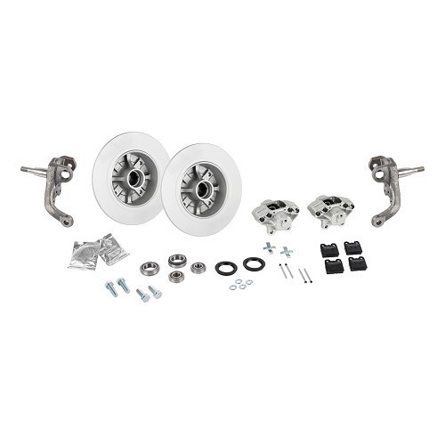  Kit frein avant à disques 4 x 130 + fusées origine pour Volkswagen Coccinelle 1200 / 1300 (08/1965-07/1979) - VH28600K 