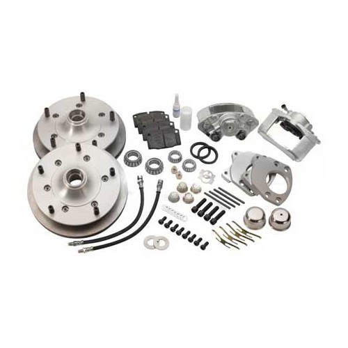  Kit frein à disques avant CSP Ventilé en perçage 5X205 pour Porsche 356 A - VH29356AV 