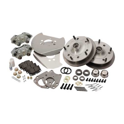  Kit de frenos de discos delantero CSP, tornillería 5x205 para Porsche 356 B - VH29356B 