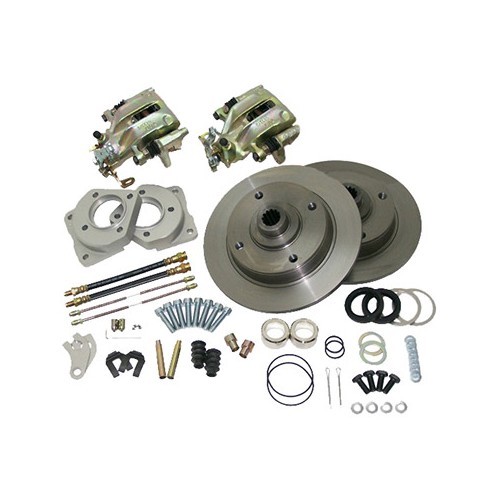  CSP rear disc brake kit, drilling 5 x 130, for Volkswagen Beetle with universal joints 68-> - VH29460K 