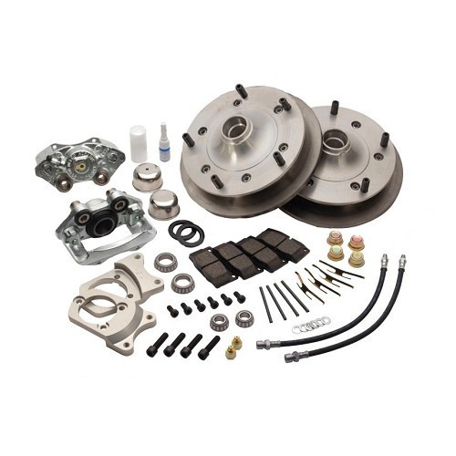  Kit de frenos delantero de discos con ventilación "CSP" 5 x 205 para Esc & Karmann 68-> - VH29608K 