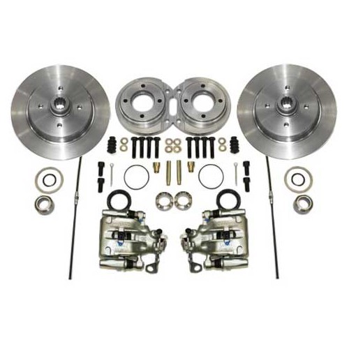  Kit freins arrière à disques KERSCHER 4 x 130 pour Volkswagen Coccinelle à cardans - VH40300 