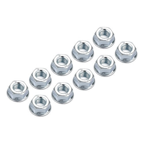 Hexagonal nuts with serrated base DIN 6923 - M8 - VI10062