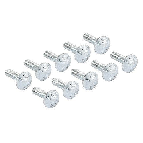 Vis à tête ronde jappy collet carré DIN 603 - M8 x 30 - VI10111