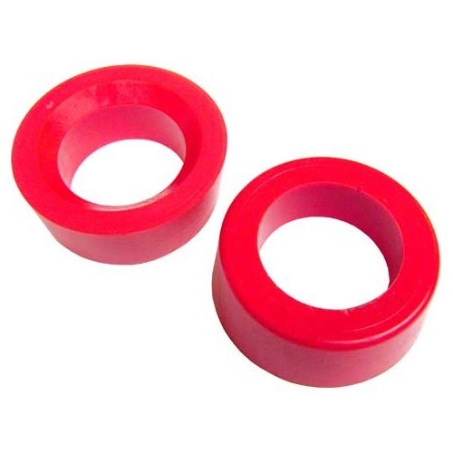  Silentblocs urethane round outer rear axle for Volkswagen Beetle 69-&gt; - 2 pieces - VJ511023 