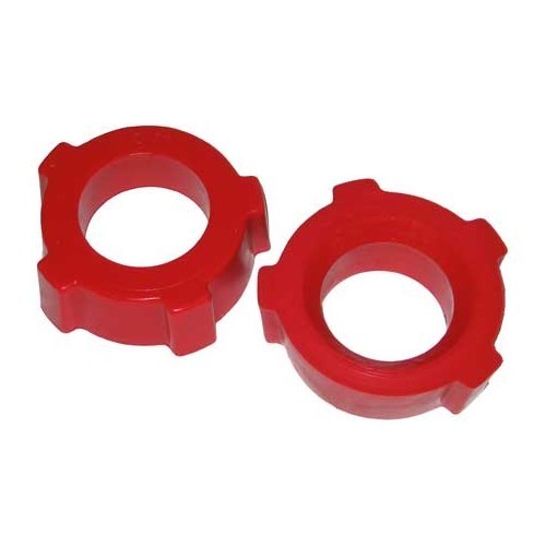  Silentblocs urethane crenellated rear axle exterior for Volkswagen Beetle 60 -&gt;68 - 2 pieces - VJ511025 