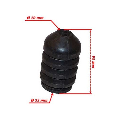  1 front shock absorber stop for Volkswagen Beetle 1303 74 -> - VJ51304U 