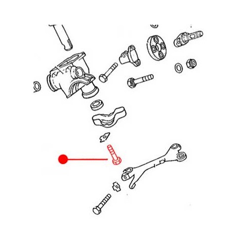 Vite di fissaggio su scatola dello sterzo per Volkswagen Cox - VJ51417