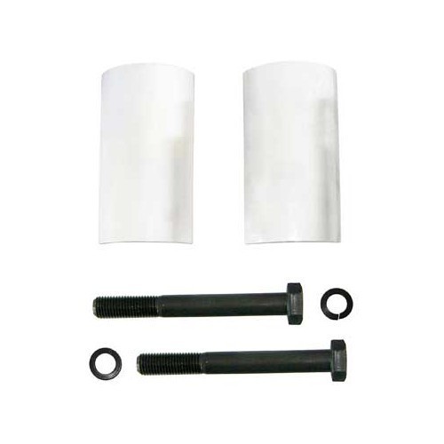 Kit 2 cales de chasse + 2 vis longues sur train avant rabaissé pour Volkswagen Coccinelle 1200, 1300, 1500 - VJ51604