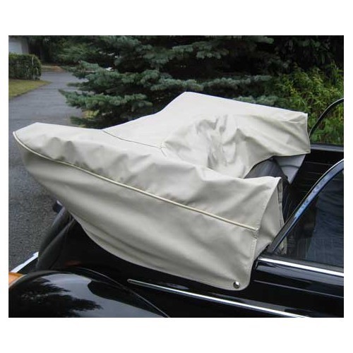  Off White vinyl soft top cover voor Volkswagen Kever 1303 Cabrio 08/77 -&gt;79 - VK00610BL 