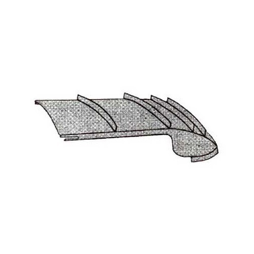 Techo de lujo perforado blanco hueso para Volkswagen Beetle Cabriolet 1302 año 72 - VK00703