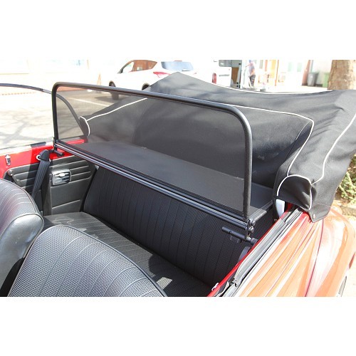 Windscreen double mosquito net for Volkswagen Beetle Cabriolet 71 -&gt;79, black - VK00905