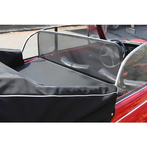 Rede mosquiteira dupla para para-brisas para Volkswagen Beetle Cabriolet 71 -&gt;79, preto - VK00905