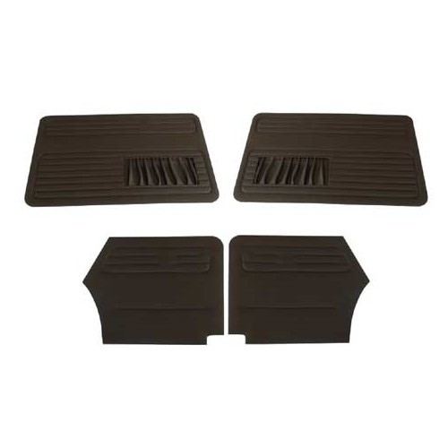  Deurpanelen TMI ZWART voor Volkswagen Kever Cabrio 67 -&gt;72 - 4 stuks - VK10132911 