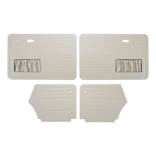  Deurpanelen TMI muisgrijs voor Volkswagen Kever 1303 Cabrio 73 -&gt;79 - 4 stuks - VK10133016 