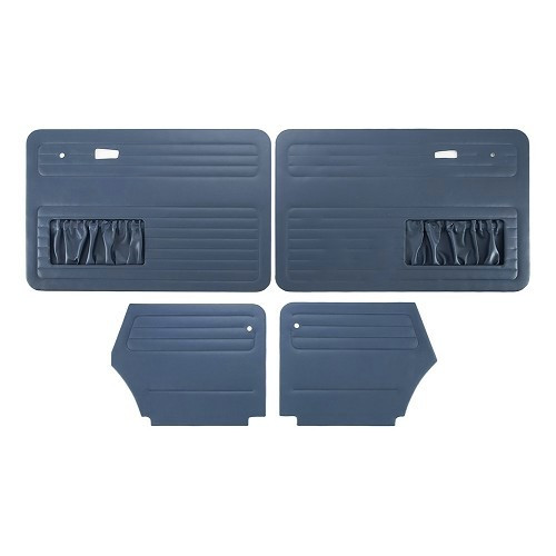  Deurpanelen TMI marine blauw voor Volkswagen Kever 1303 Cabrio 73 ->79 - 4 stuks - VK10133018 