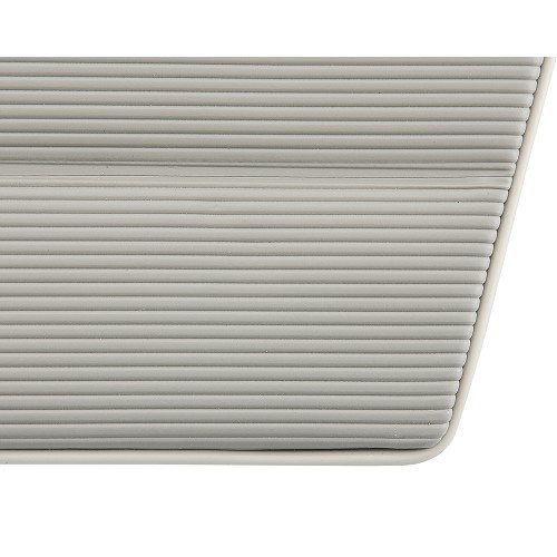 Paneles de puerta TMI "Authentic" en vinilo bicolor, colores ext gris 16 int beige 15 para Volkswagen Beetle Convertible (08/1955-07/1964) - VK10155