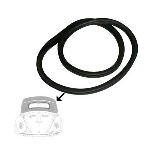  Smooth rear screen seal for Volkswagen Beetle Cabriolet 65 ->74 - VK10302 