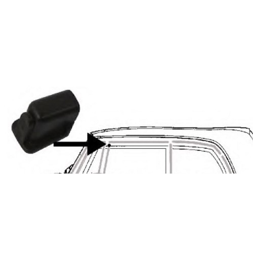 Vedantes de janelas para Volkswagen Beetle Convertible - conjunto de 2 - VK11704