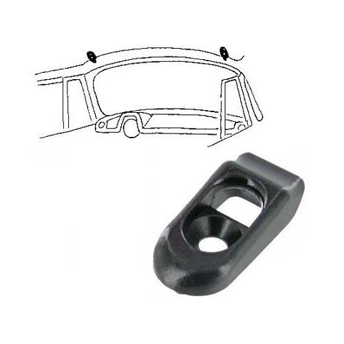  1 front hood guide for Volkswagen Beetle 1303 Cabriolet 73-> - VK11814 