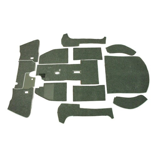  Alfombra de lujo para Beetle Convertible de 1973 -Bark-Beige - VK25737 