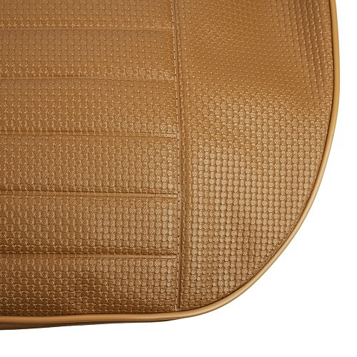  TMI brown embossed vinyl seat covers for Volkswagen Beetle Convertible 77 -&gt;79 - VK43132803 