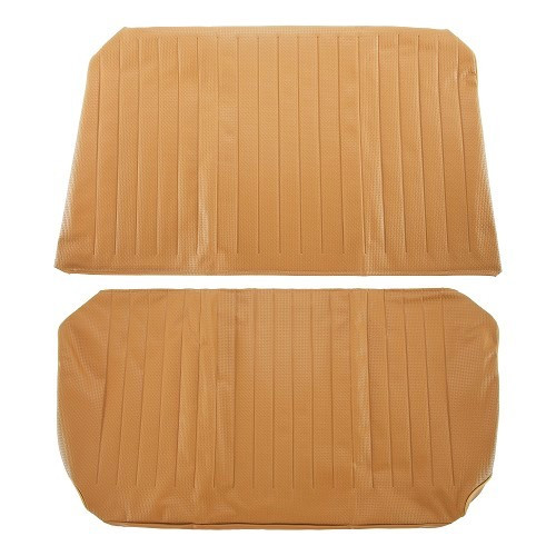 TMI seat covers in medium leather embossed vinyl for Volkswagen Beetle convertible 70 -&gt;72 (USA) - VK43183