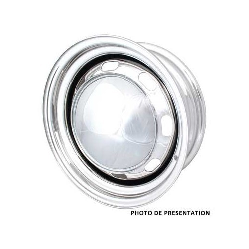 Babymoon chrome hubcap for 4 x 130 / 5 x 112 rim - VL30300