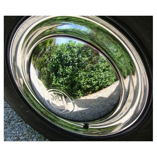 Wolfsburg stainless steel hubcap for 5 x 205 rim - VL30410