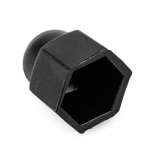 19 mm black plastic wheel screw cover - VL30615