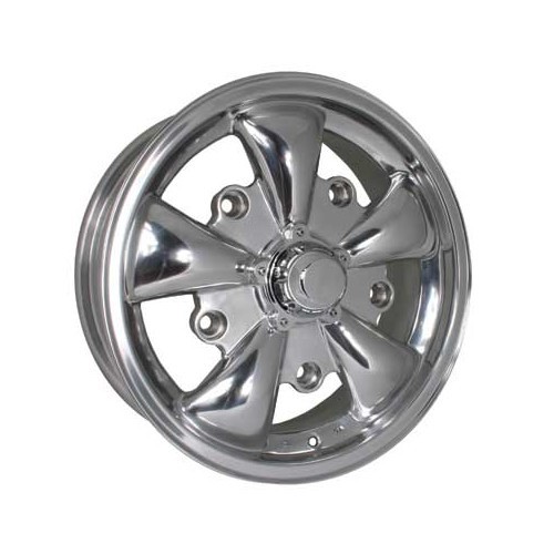  1 EMPI style, 5-arm, polished, 5 x 205 wheel rim, 15" - VL33008 