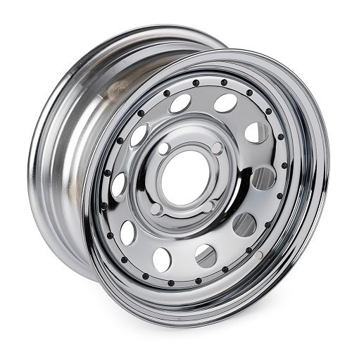  MODULAR 4-hole chrome rim 6 X 15" ET 24 - VL3330615 