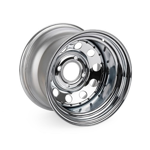  MODULAR Chromium-plated 4-hole wheel, 10 X 15". - VL3331015 