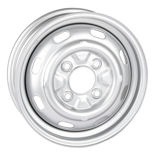  Roda de aço original 4 x 130 cinzenta 4,5 x 15" para Volkswagen Beetle - VL33406 