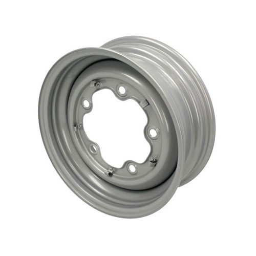 5 x 205 grigio, 5 x 15", ET 25, cerchio liscio esteso in metallo - VL33425