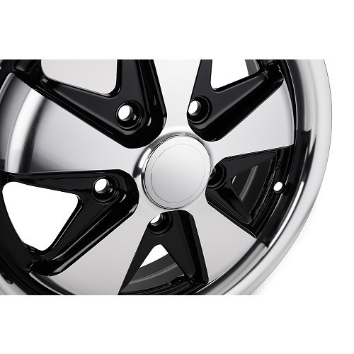 FUCHS 5 x 130 Black 4.5 x 15" style wheel - VL35000