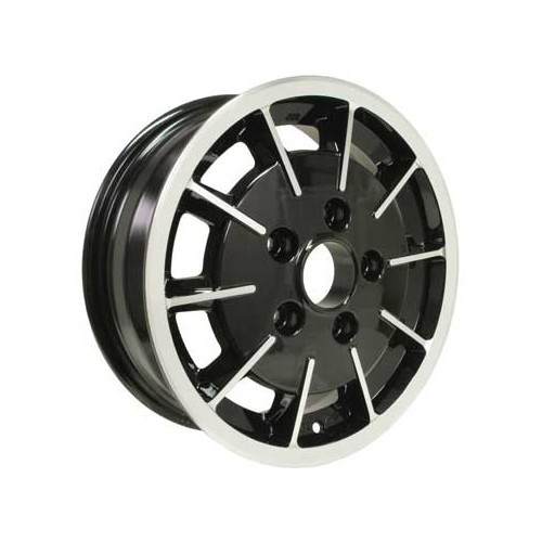  GASBURNER 5 x 130 Black 5.5 X 15" style wheel - ET45 - TÜV - VL35306 