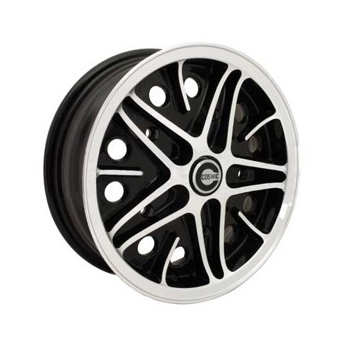  1 velg stijl COSMIC 5 x 205 zwart 5,5 X 15" - ET22 - TÜV - VL35314 