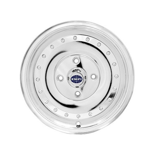 1 CENTRELINE 4 x 130 polished wheel rim 5.5 X 15 - VL36000