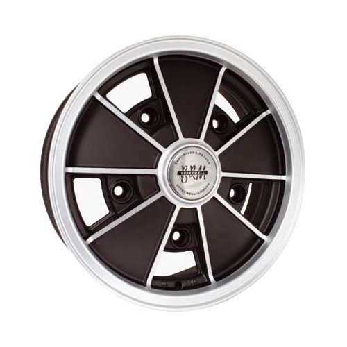  1 Llanta estilo BRM 5 x 205 Negra mate 5 x 15" - VL37000 