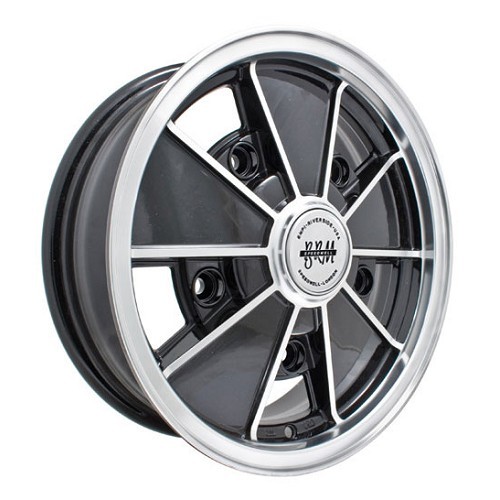 1 Llanta estilo BRM 5 x 205 Negra 6,5 x 15" EMPI - VL37007