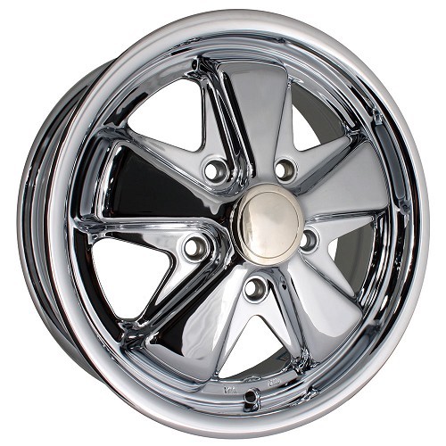  Roda de estilo 4,5 x 15" cromada FUCHS 5 x 130 - VL37015 