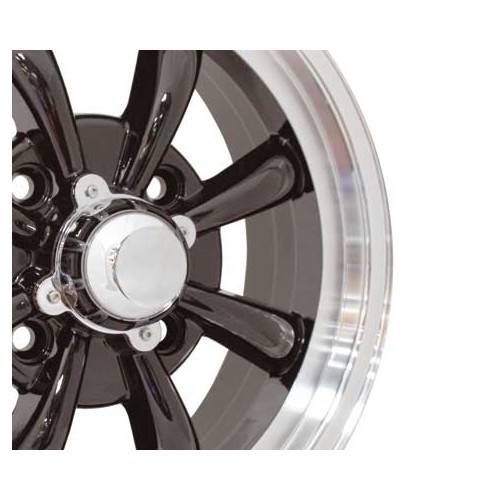 EMPI 8-spaaks velg 4 x 130 Zwart 15". - VL37040