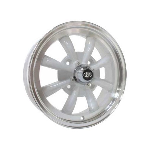 EMPI 8-spaaks velg 4 x 130 Wit 15". - VL37043