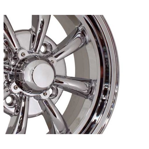 EMPI 8-spaaks velg 4 x 130 chroom 15". - VL37045