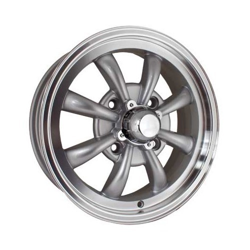  1 EMPI style 8-arm grey rim, 4 x 130, 15" - VL37050 