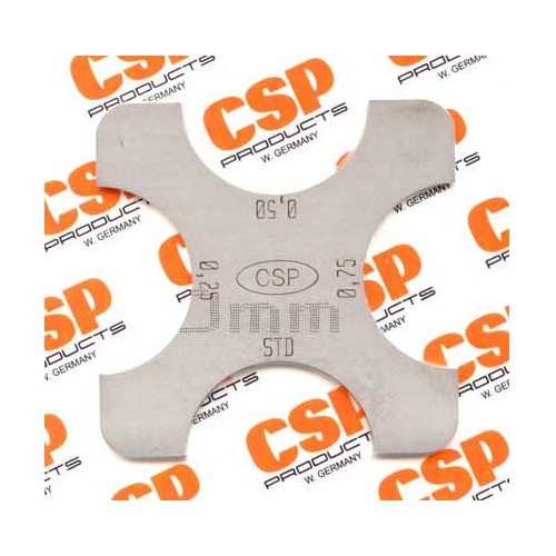 CSP shim for dimensions of bearing no. 4 on Type 1/Type 4/WBX crankshaft